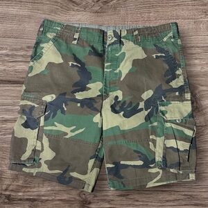 Roth Co BDU Camouflage Cargo Men Shorts (No Tag) Size Approximately Waist 36/38